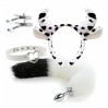 Комплект аксессуаров для взрослых игр Cow Dalmatian Set Bdsm4u