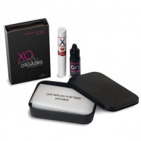 Подарочный набор Sensuva XO Kisses Orgasms Бальзам для губ с феромонами и жидкий вибратор (OSO3151)