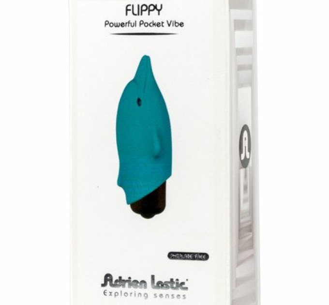 Мини Вибратор Adrien Lastic Pocket Vibe Flippy 10 AD30585 Голубой (3050258)