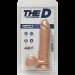 Фаллоимитатор Doc Johnson The D - Perfect D - 8 Inch With Balls - Frimskyn, диаметр 5,1см