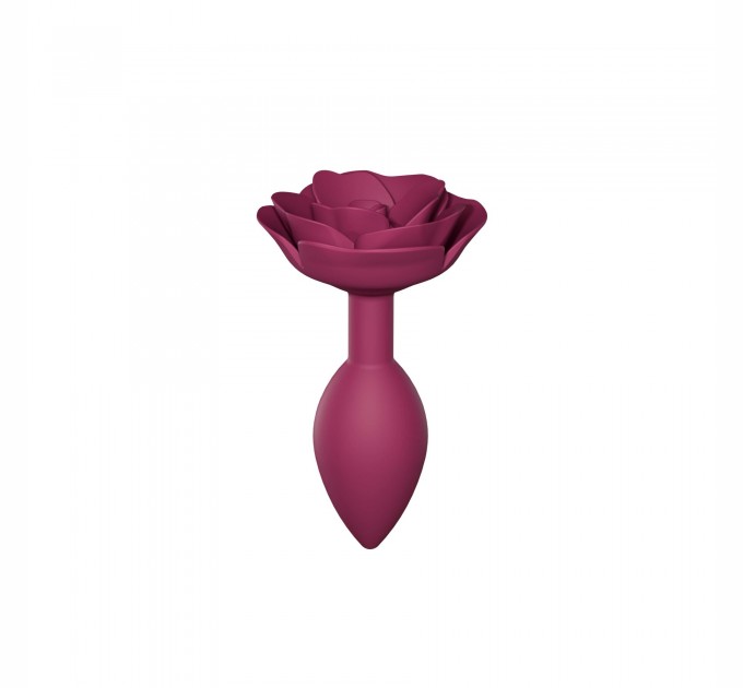 Силиконовая анальная пробка Love To Love OPEN ROSES M SIZE - PLUM STAR