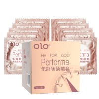 Ультратонкие презервативы OLO PERFORMA с анастетиком и пролонгирующим эффектом 10 шт