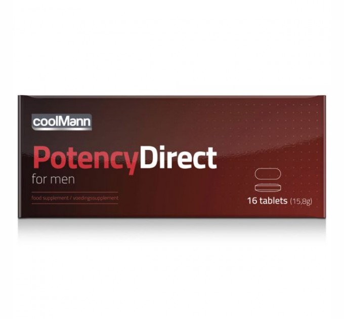 Таблетки для потенции Cobeco CoolMann Male Potency Direct 16шт