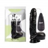 Вибратор на присоске с пультом управления Vibrating Dildo Black 9.0 Cnt