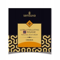 Лубрикант пробник Sensuva - Ultra-Stimulating On Insane Булочка с корицей 6 мл Съедобный стимулирующий