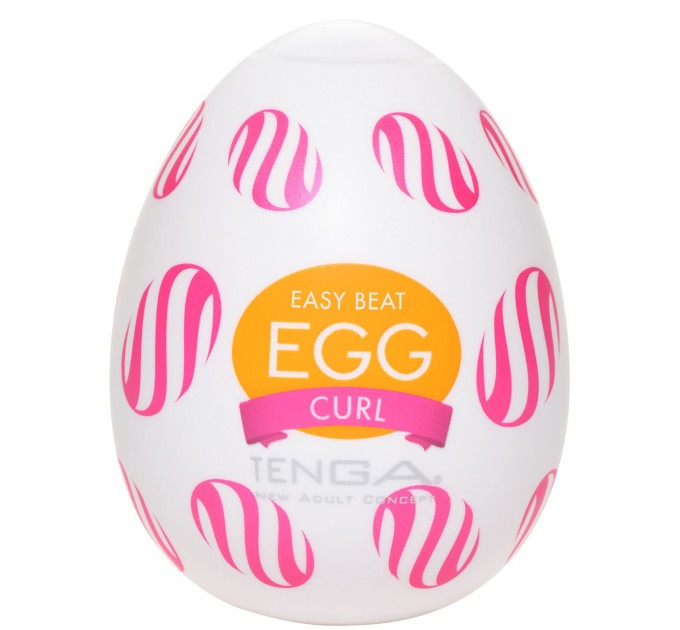 Мастурбатор-яйцо Tenga Egg Curl с рельефом из шишечек