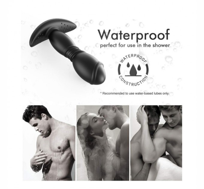 Массажер простаты для мужчин P-spot Thumper Strap-On Black Cnt