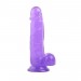 Фаллоимитатор на присоске Crystal Jellies Realistic Dildo Purple Mr. Rude 7.9 Vscnovelty