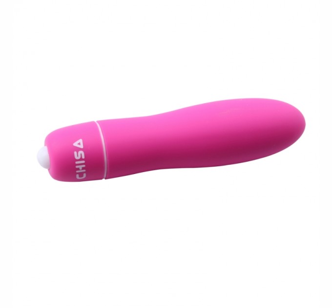 Вибростимулятор розовый пластиковый Classic Vibrator Chisa