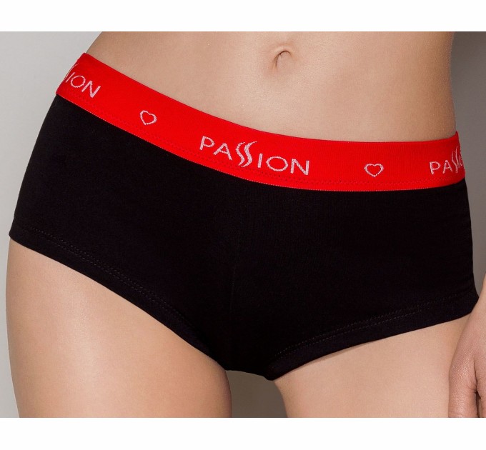 Трусики-шортики Passion PS003 PANTIES Черный size L