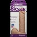 Фаллоимитатор Doc Johnson Vac-U-Lock - 8 Inch ULTRASKYN Cock White, диаметр 5,1см