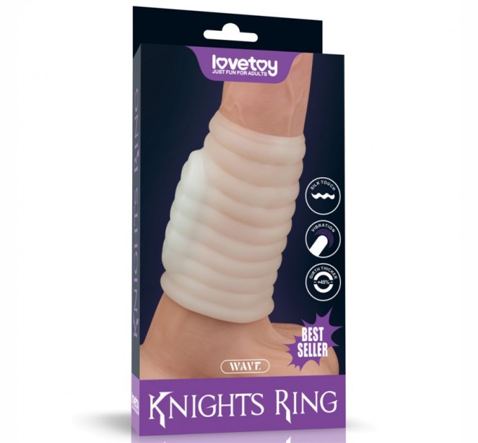 Насадка на пенис Lovetoy Vibrating Wave Knights Ring