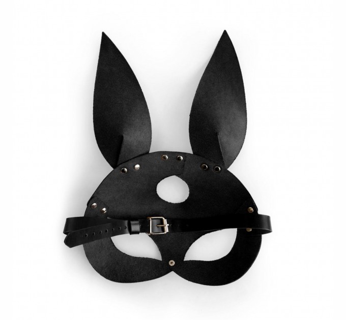 Кожаная маска Зайки Art of Sex Bunny mask Черный