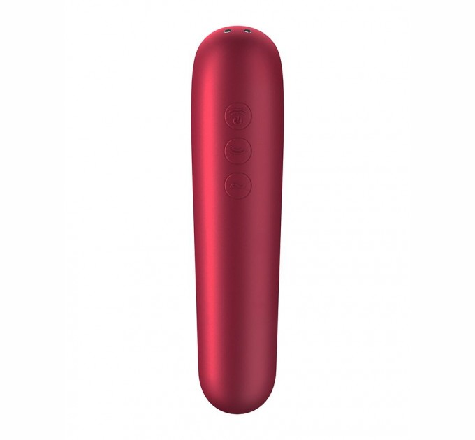 Смарт вибратор и вакуумный стимулятор 2-в-1 Satisfyer Dual Love Pink