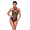 Сетчатый боди с халтером Passion Amanda Body black S/M