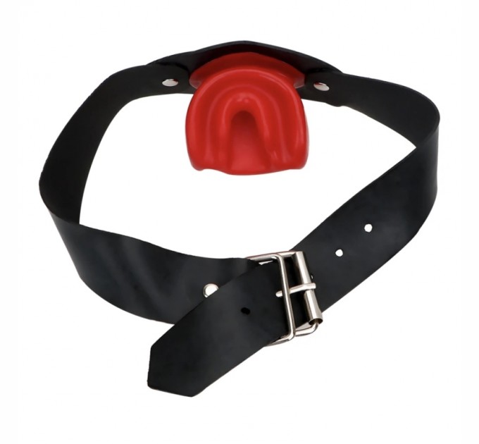 Кляп для флирта Natural Latex Mouth Plug Red Bdsm4u