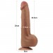 Фаллоимитатор King Sized Sliding Skin Dual Layer Dong Brown 11.5 Lovetoy