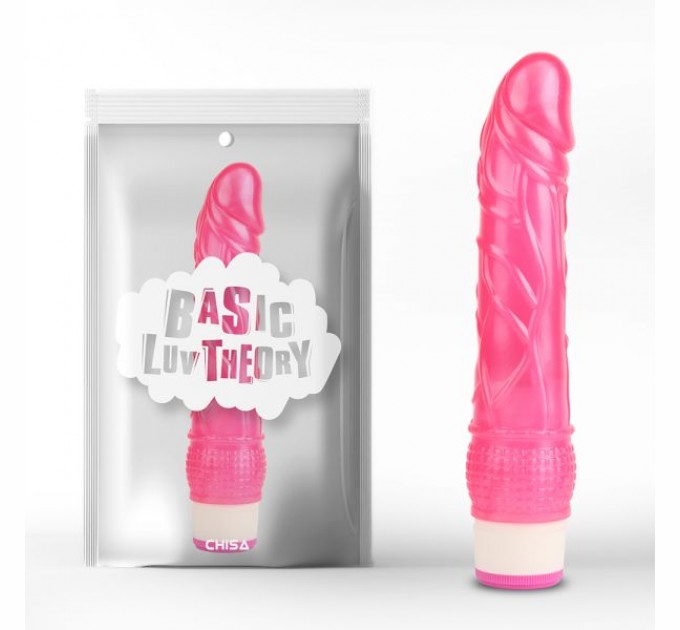 Розовый гелевый мультискоростной вибратор Chisa Wild Penetrator