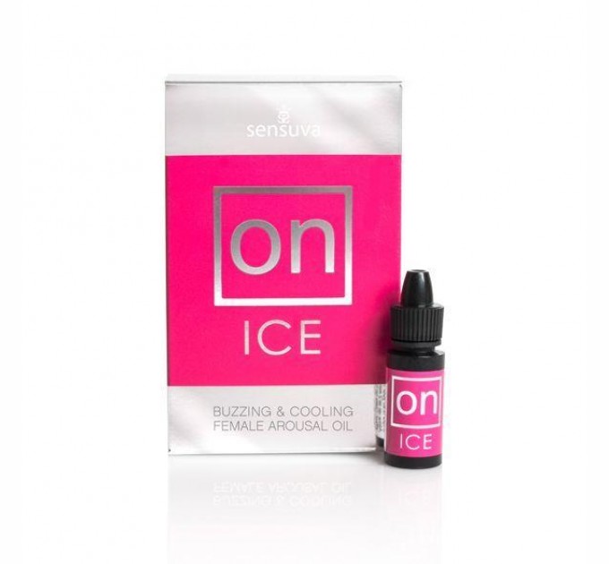 Возбуждающее масло Sensuva - ON Arousal Oil for Her Ice с охлаждающим эффектом 5 мл (SO3167)
