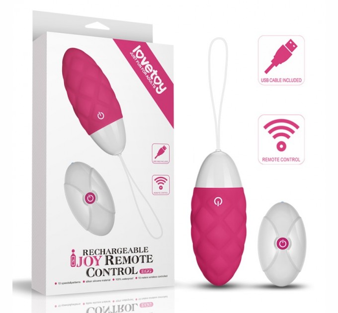 Перезаряжаемый вибростимулятор Lovetoy IJOY Wireless Remote Control Rechargeable Egg