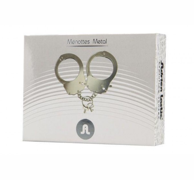 Наручники металлические Adrien Lastic Handcuffs Metallic Серый (AD30400)