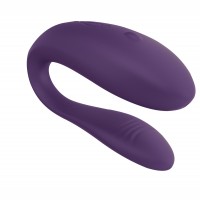 Недорогой вибратор для пар We-Vibe Unite Purple однокнопочный пульт ДУ
