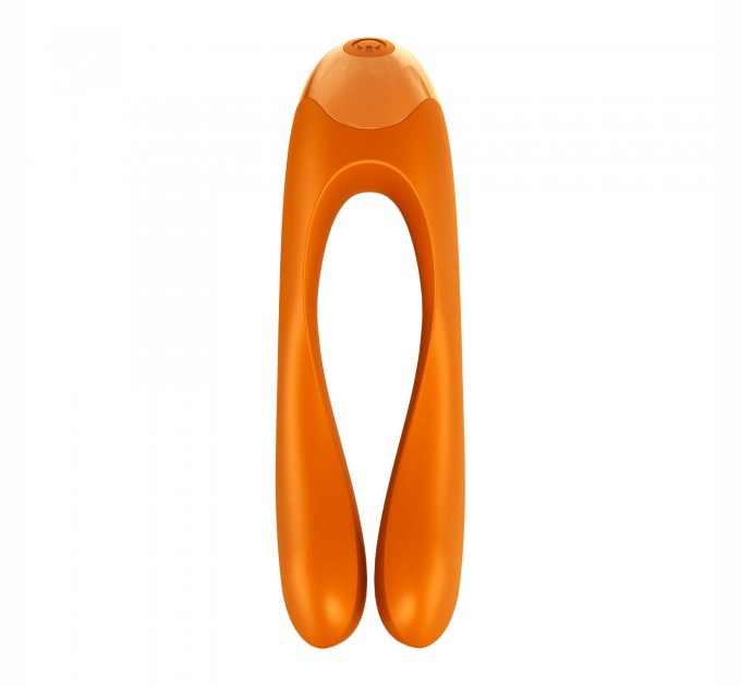 Вибратор на палец Satisfyer Candy Cane Orange