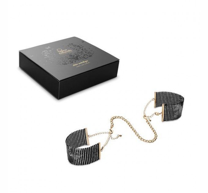 Украшение-наручники Bijoux Indiscrets Desir Metallique Handcuffs Black (SO2663)