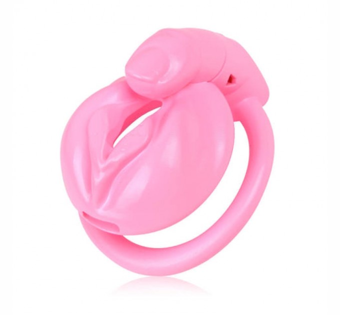 Пояс верности для мужчин Excited Finger Caress Chastity Device Pink Bdsm4u