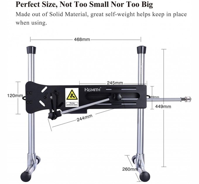 Секс-машина Hismith AK-01 Sex Machine с фаллоимитатором