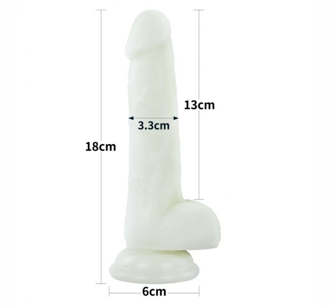 Фаллоимитатор светящийся Lumino Play Silicone Dildo 7.0 Lovetoy