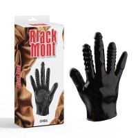 Анальная пятиместная перчатка Chisa Black Mont