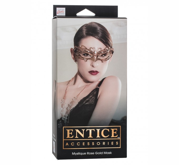 Маска California Exotic Novelties Entice Mystique Mask Rose Gold