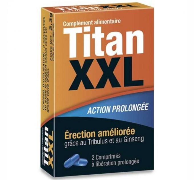 Препарат для эрекции Titan XXL Erection Increase Testosterone 2 таблетки Labophyto