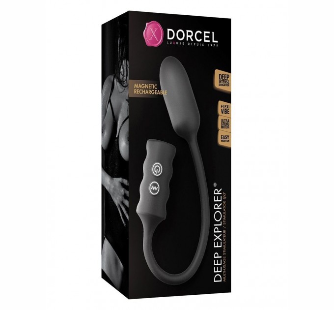 Виброяйцо Dorcel Deep Explorer, подходит для вагинальной и анальной стимуляции