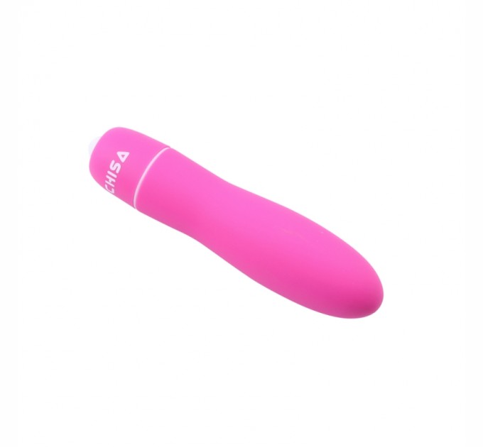 Вибростимулятор розовый пластиковый Classic Vibrator Chisa