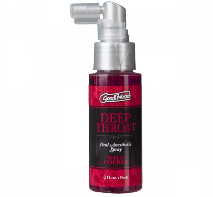 Спрей для глубокого минета Doc Johnson GoodHead DeepThroat Spray – Wild Cherry 59 мл