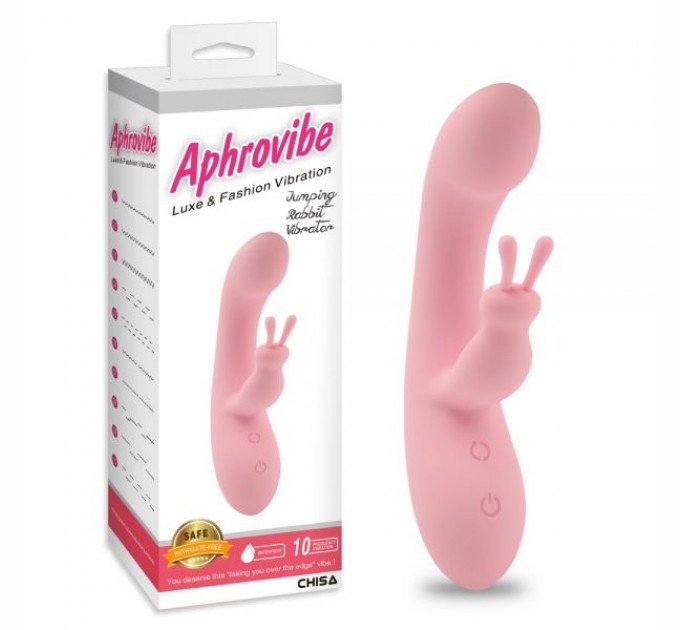 Вибратор с клиторальным стимулятором Chisa Jumping Rabbit Vibrator