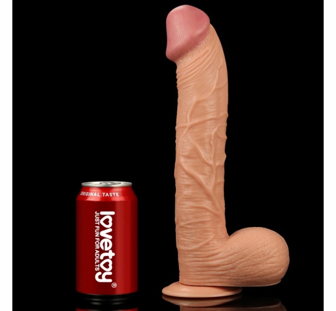 Реалистичный фаллоимитатор на присоске Lovetoy Legendary King Sized Realistic Dildo 12.0