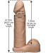 Фаллоимитатор Doc Johnson Vac-U-Lock - 8 Inch ULTRASKYN Cock White, диаметр 5,1см