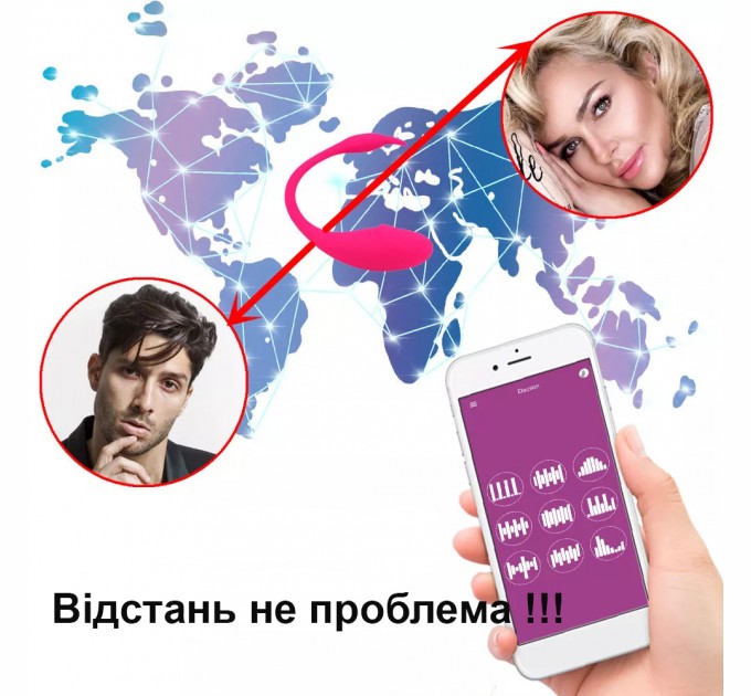 Смарт виброяйцо Flamingo с управлением по Bluetooth We Love