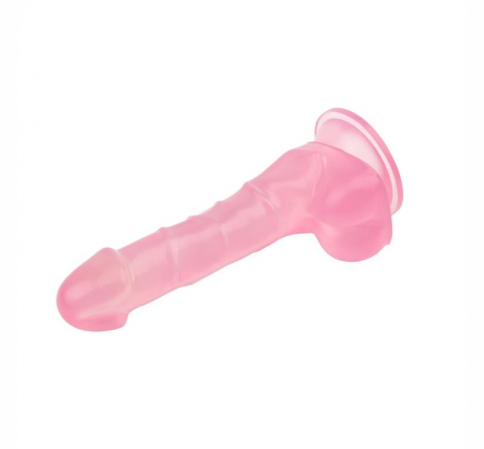 Розовый дилдо с мошонкой на присоске 7.7 Inch Dildo Chisa