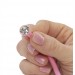 Роскошные вагинальные шарики PILLOW TALK - Frisky Pink с кристаллом Swarovski (SO2721)