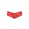 Трусики-бразилиана из цветочного кружева Passion Raja Thong red L/XL