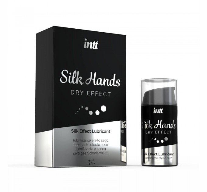 Ульта-густая силиконовая смазк Intt Silk Hands 15 мл с матовым эффектом, шелковистый эффект