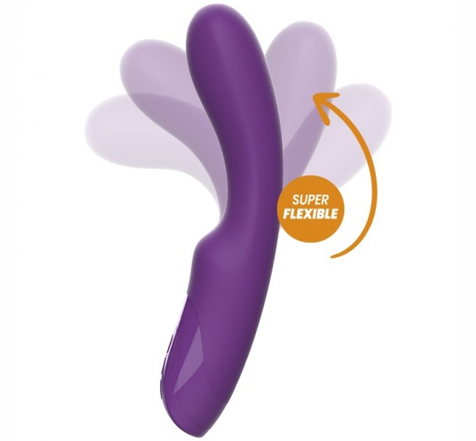 Вибратор для точки-G фиолетовый Rewolution Rewoclassy Flexible Vibrator