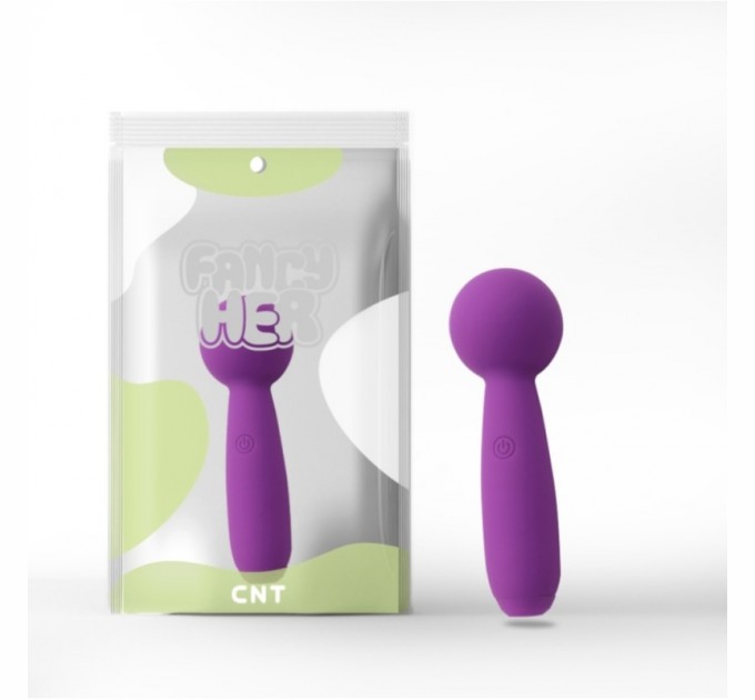 Силиконовый вибростимулятор для женщин Pleasure Wand Purple Cnt