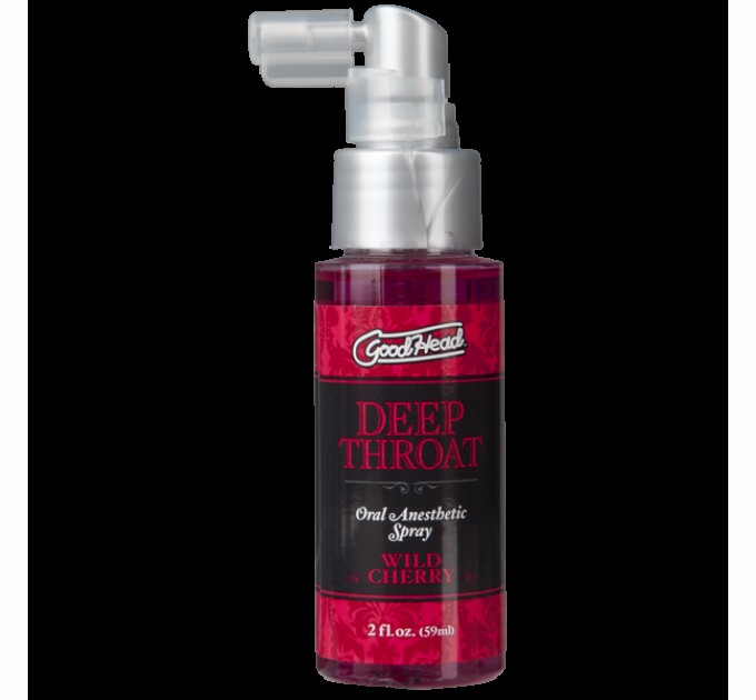 Спрей для минета Doc Johnson GoodHead DeepThroat Spray – Wild Cherry 59 мл для глубокого минета