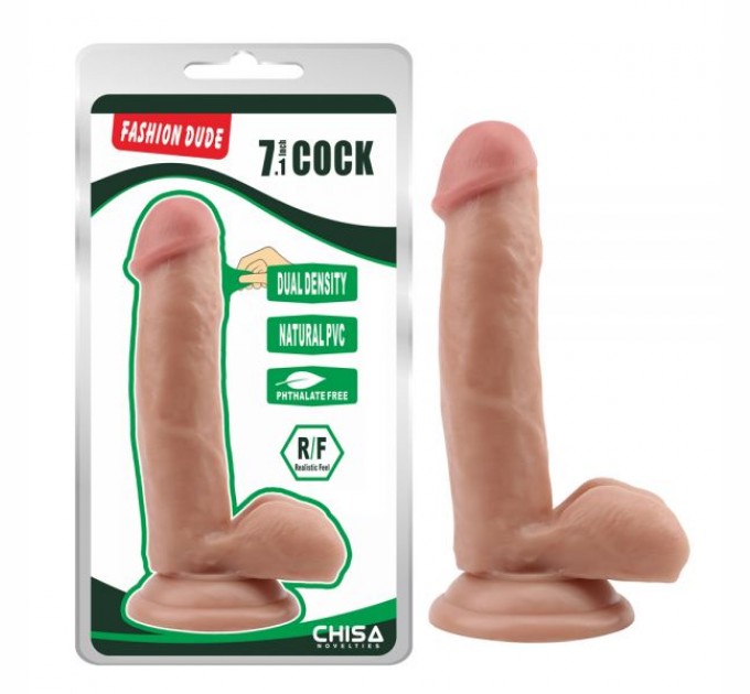 Фаллоимитатор на присоске Chisa Fashion Dude 7.1 Inch Cock