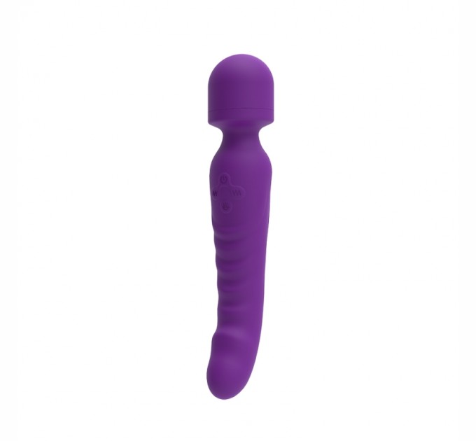 Клиторально-вагинальный двойной вибромассажер Pleasure Spreader Wand Pulple Chisa